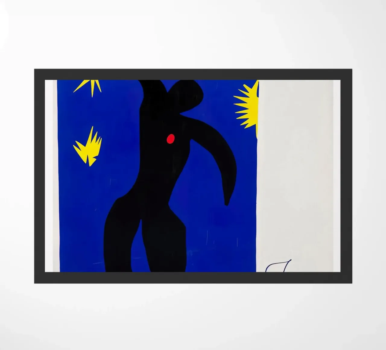 Matisse Jazz - Georges Pompidou Abstract Figure Print doormat by homdeco
