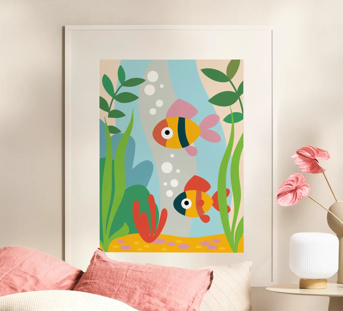 Pesce subacqueo poster da CUTE ANIMALS