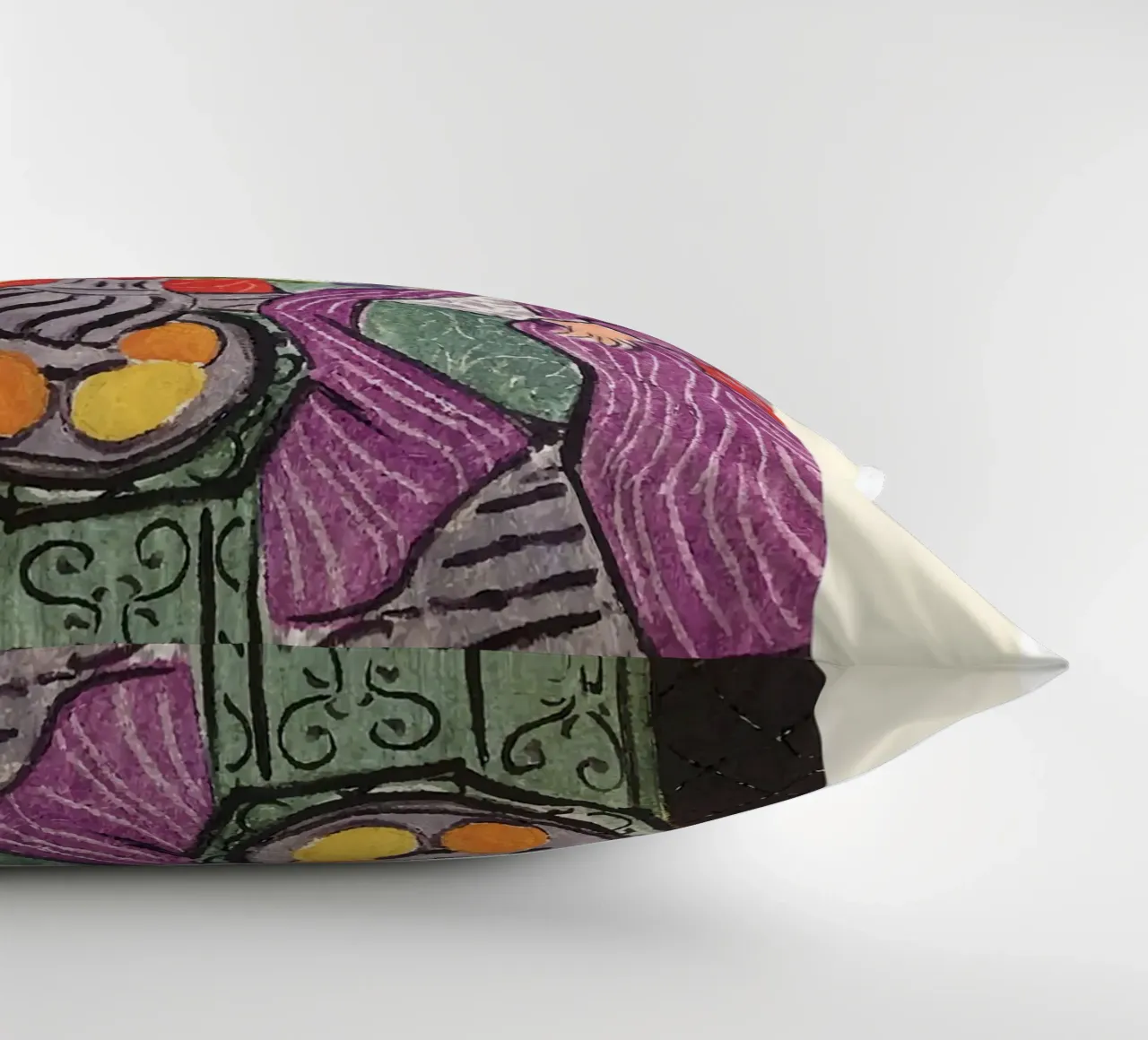 Matisse "Robe Violette et Anémones" 1937 Print decorative cushion by homdeco