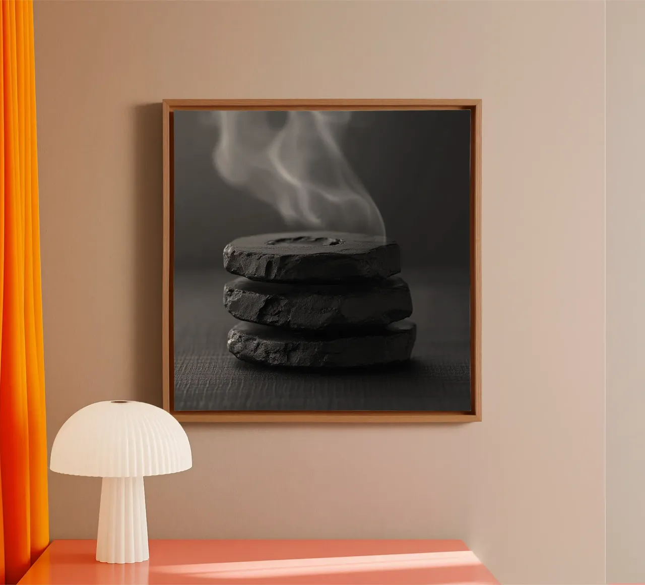 Bali Serenity Rituals tela con Cornice a cassetta da Wanderlust Vibes