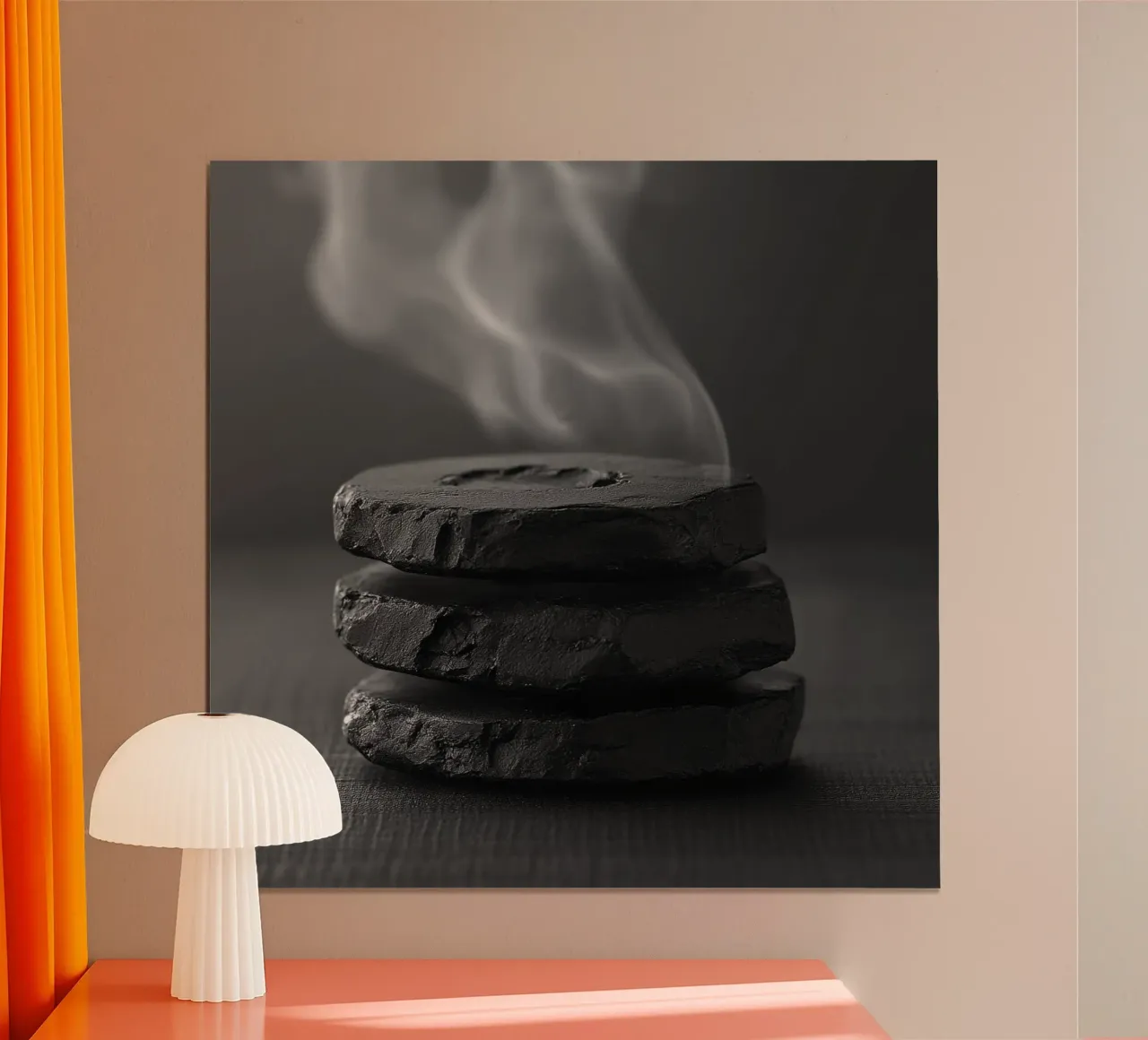 Bali Serenity Rituals poster con telaio in alluminio da Wanderlust Vibes