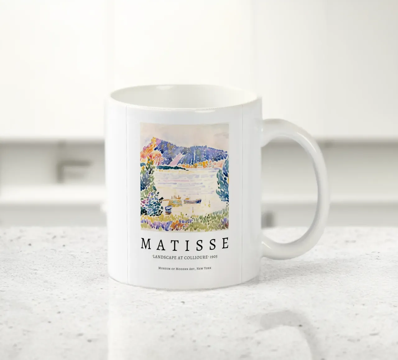 Matisse "Landscape at Collioure" 1905 Fauvist Print ceramic mug by homdeco