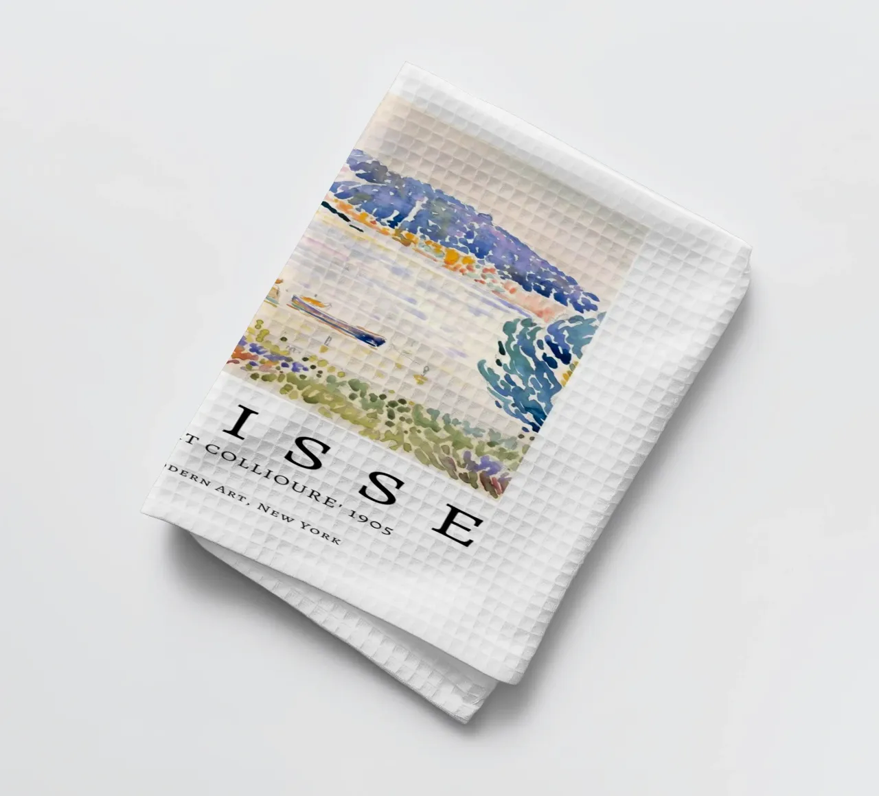 Matisse "Landscape at Collioure" 1905 Fauvist Print tea towel by homdeco