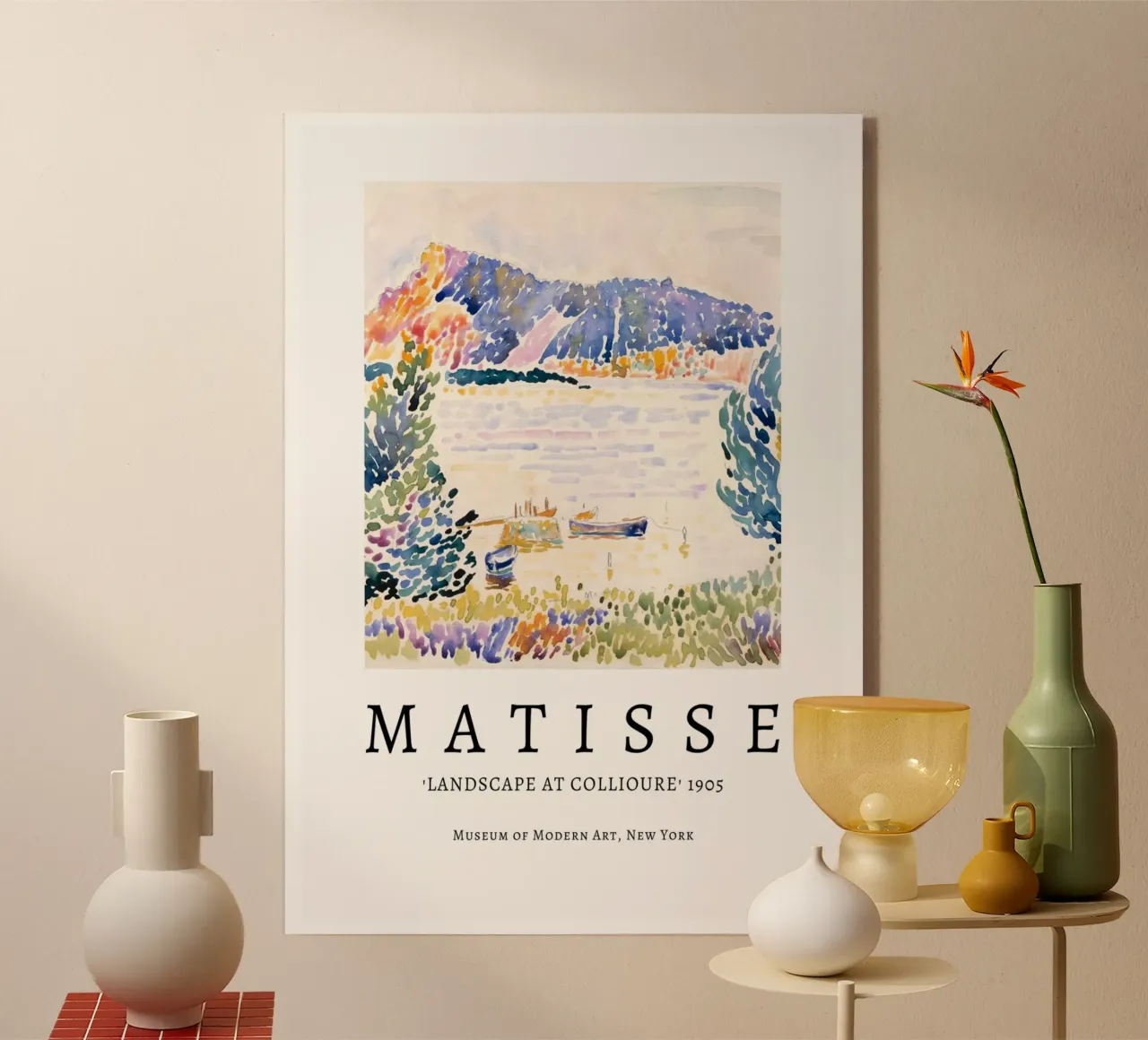 Matisse "Landscape at Collioure" 1905 Fauvist Print acrylic glass by homdeco