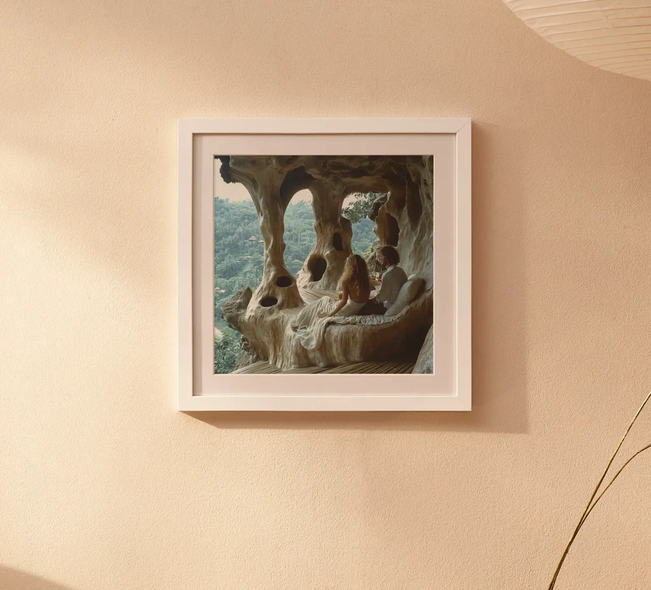 Bali Serenity Rituals poster con telaio in legno da Wanderlust Vibes