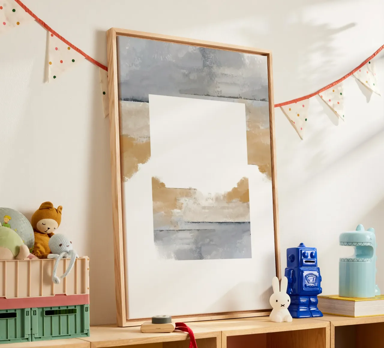 urban abstract 2 canvas by vintageshop