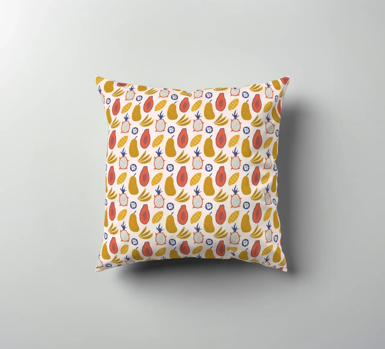 Fresh Fruits Pattern cuscino da treechild