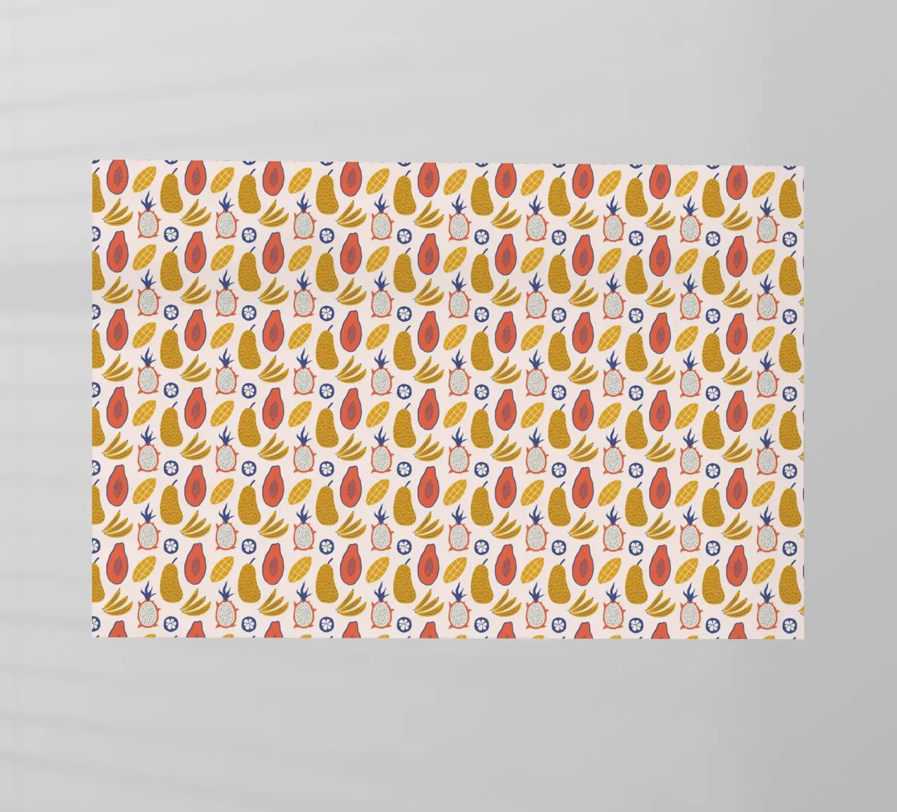 Fresh Fruits Pattern pellicola backlit da treechild