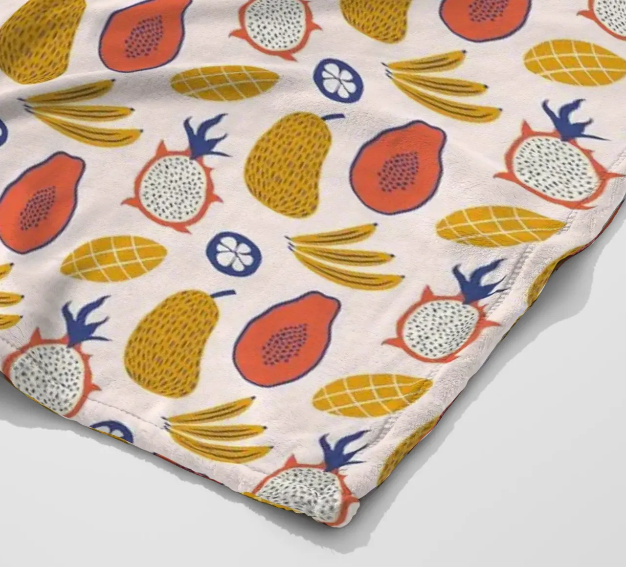Fresh Fruits Pattern coperta in pile da treechild