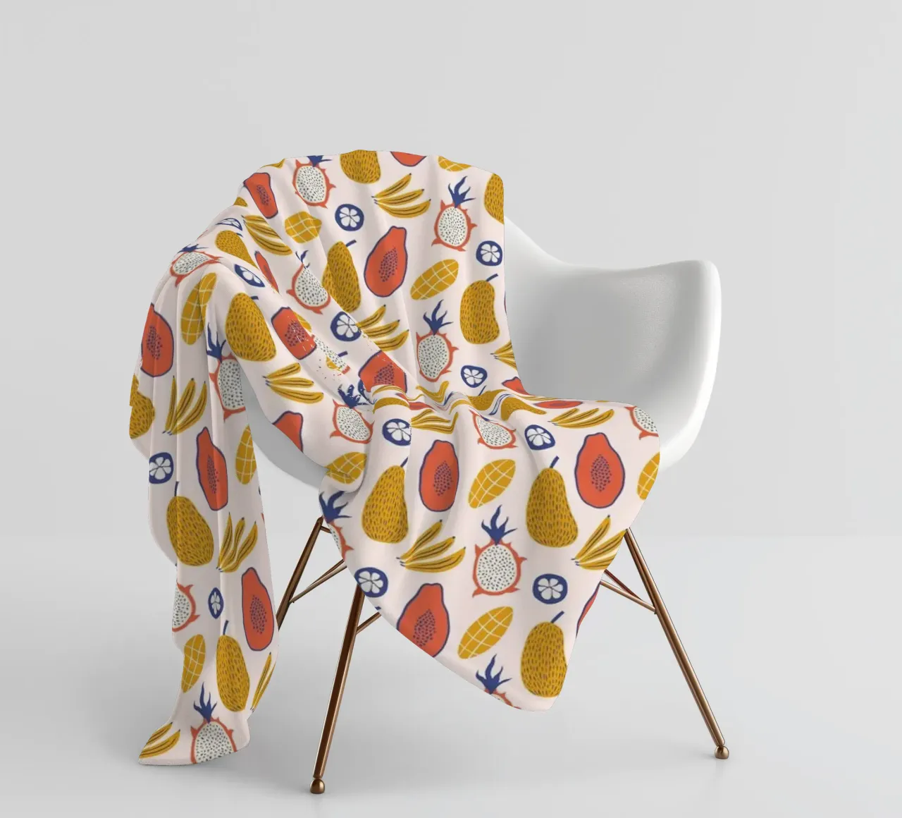 Fresh Fruits Pattern coperta in pile da treechild