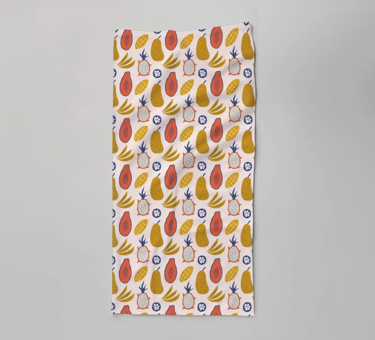 Fresh Fruits Pattern asciugamano da bagno da treechild