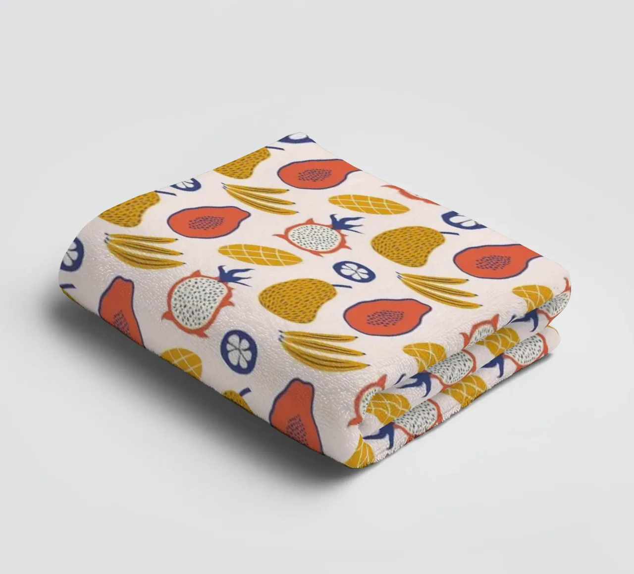 Fresh Fruits Pattern asciugamano da bagno da treechild