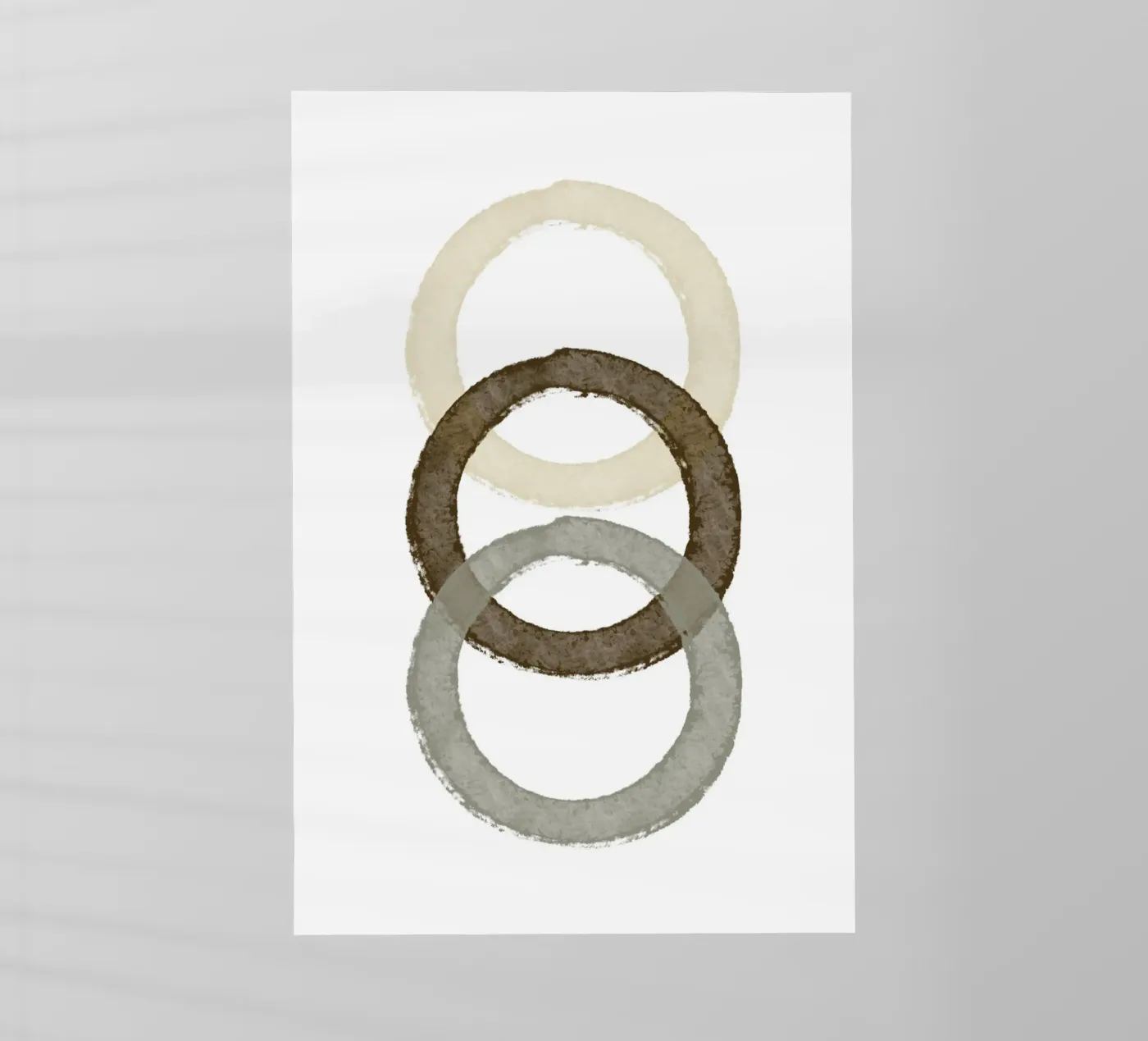 Nested Circle Harmony Backlit Folie von vintageshop