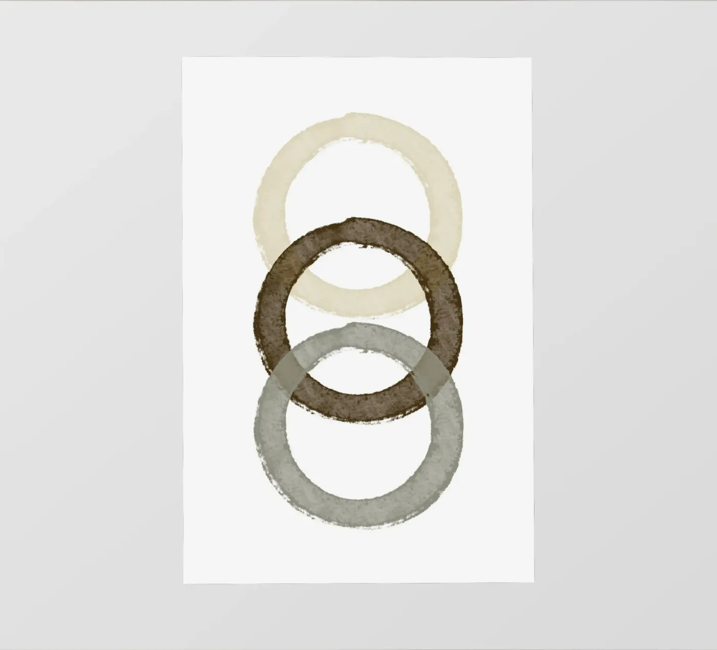 Nested Circle Harmony Backlit Folie von vintageshop