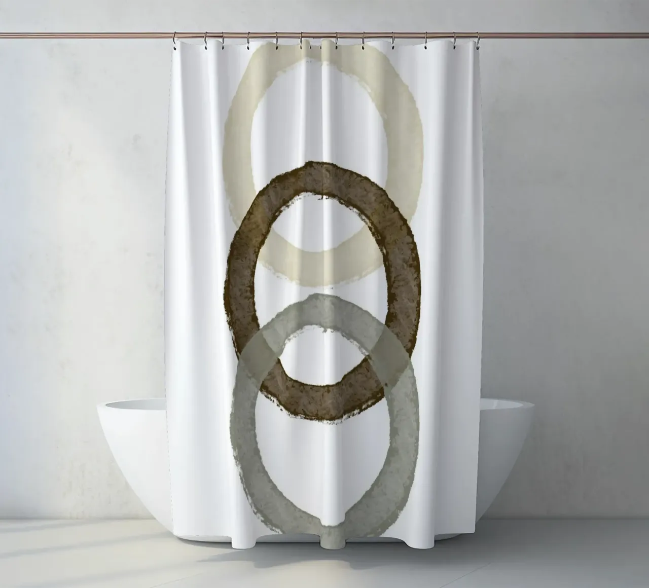 Nested Circle Harmony tenda da doccia da vintageshop