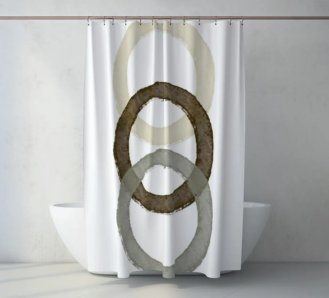 Nested Circle Harmony tenda da doccia da vintageshop