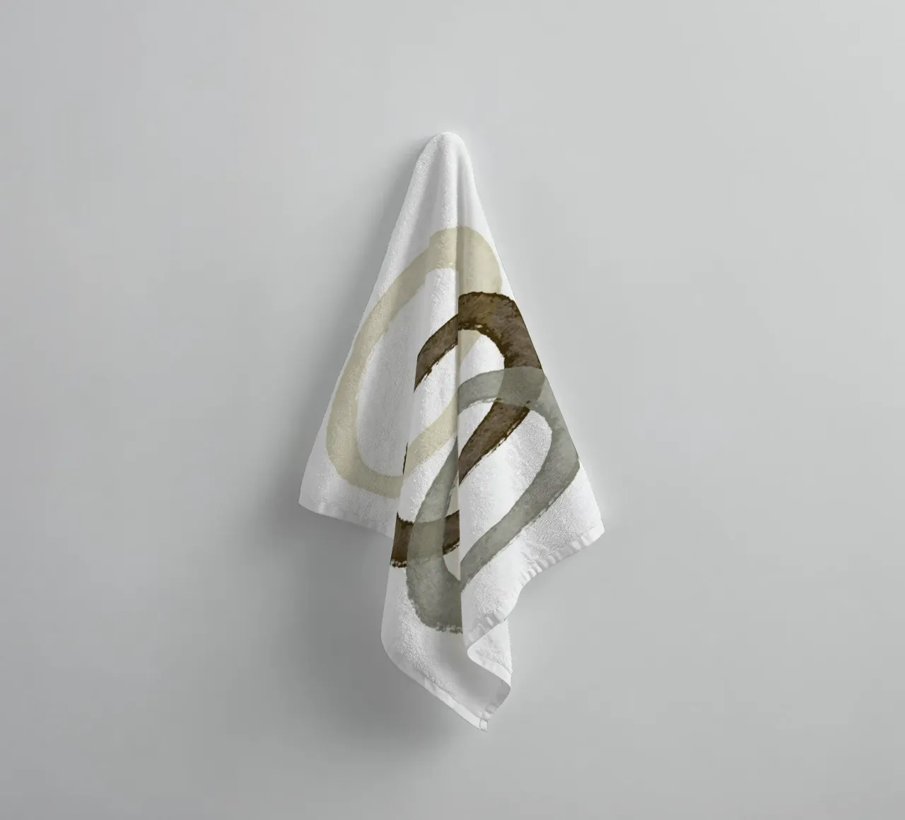 Nested Circle Harmony asciugamano da bagno da vintageshop