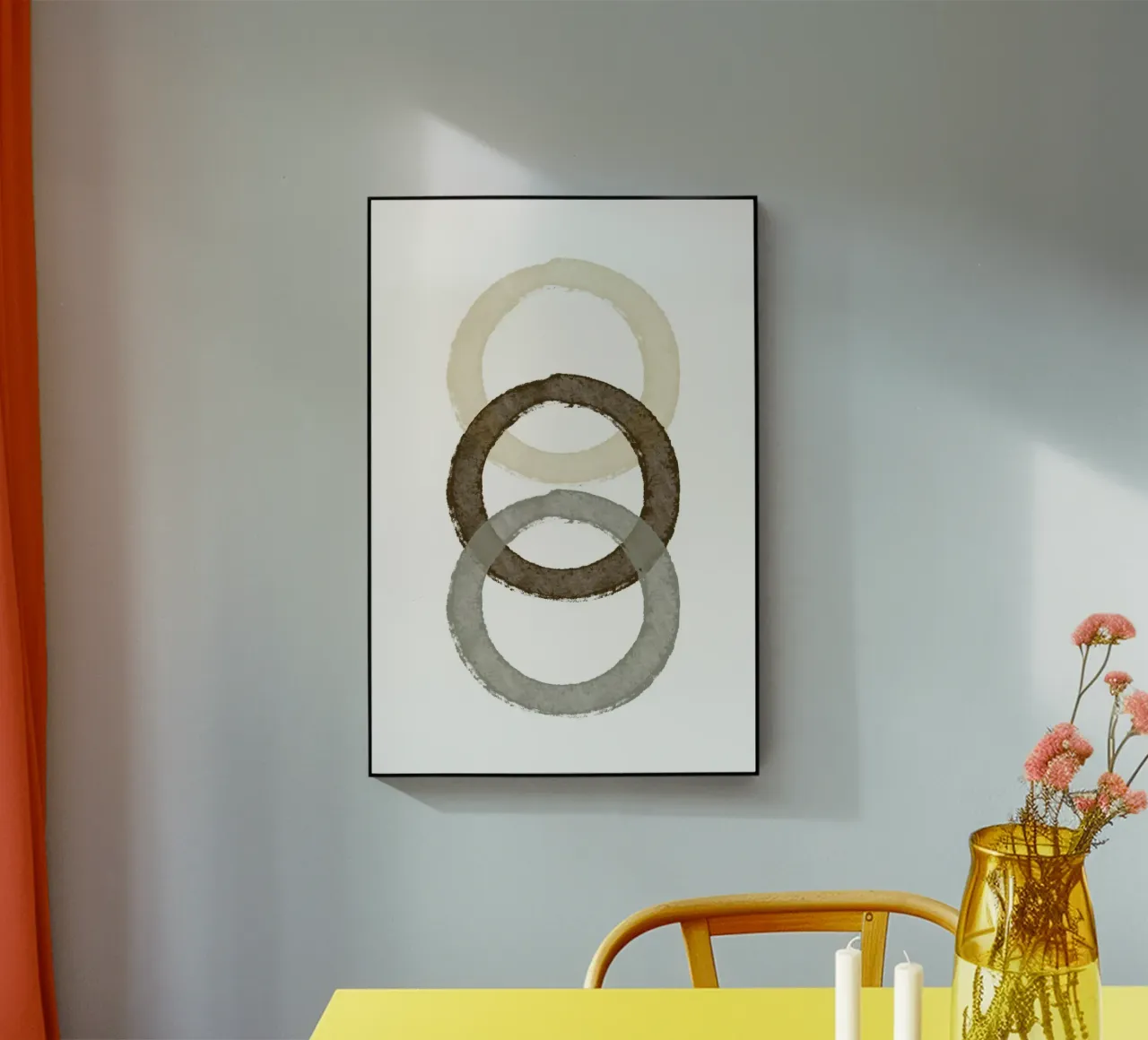 Nested Circle Harmony plexiglass da vintageshop