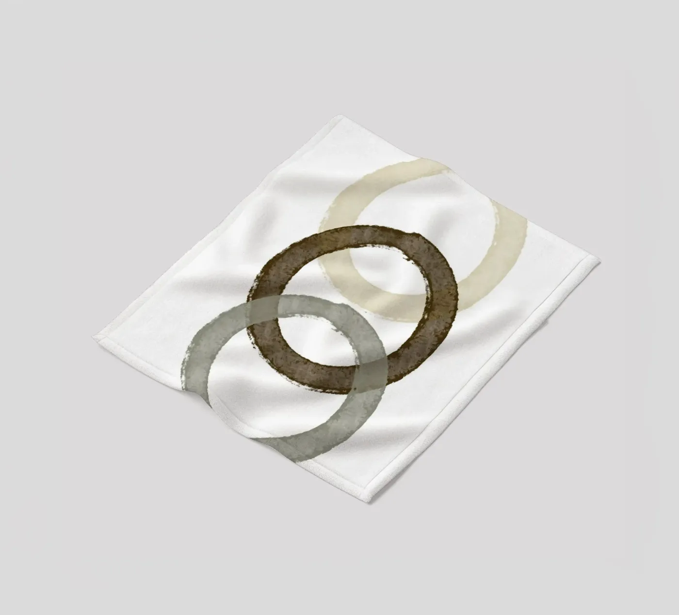 Nested Circle Harmony Fleecedecke von vintageshop