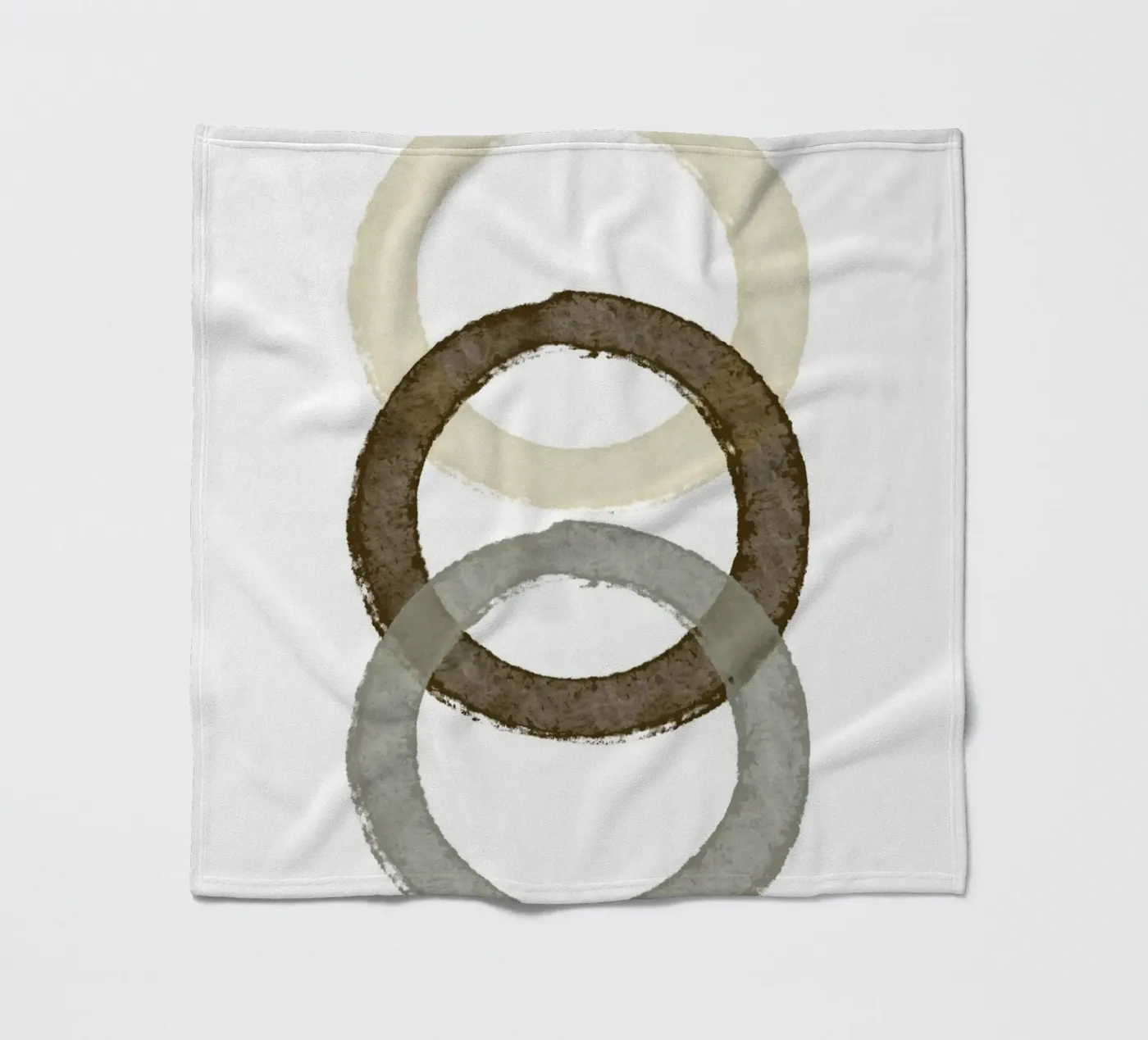 Nested Circle Harmony Fleecedecke von vintageshop