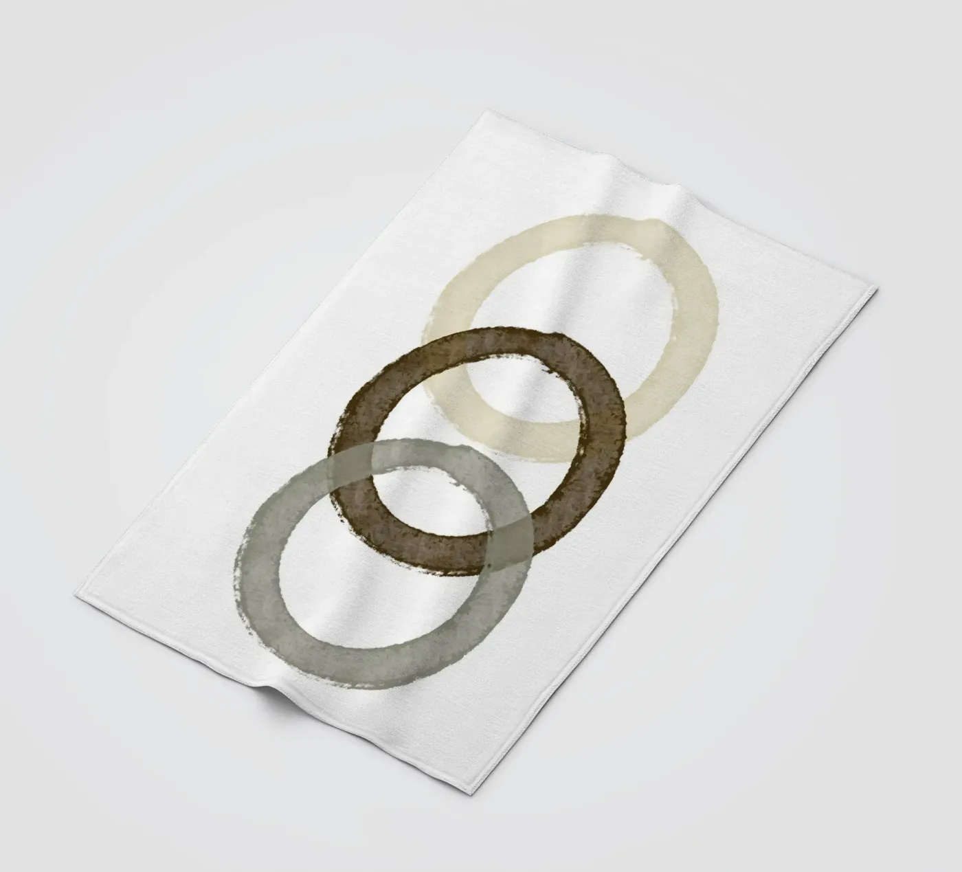 Nested Circle Harmony Fleecedecke von vintageshop