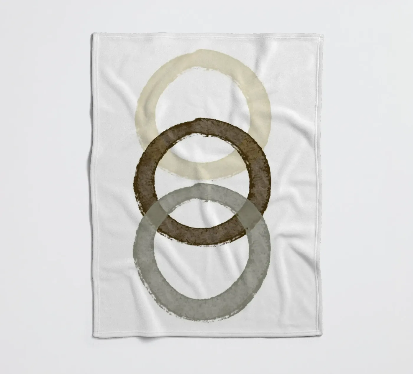 Nested Circle Harmony Fleecedecke von vintageshop