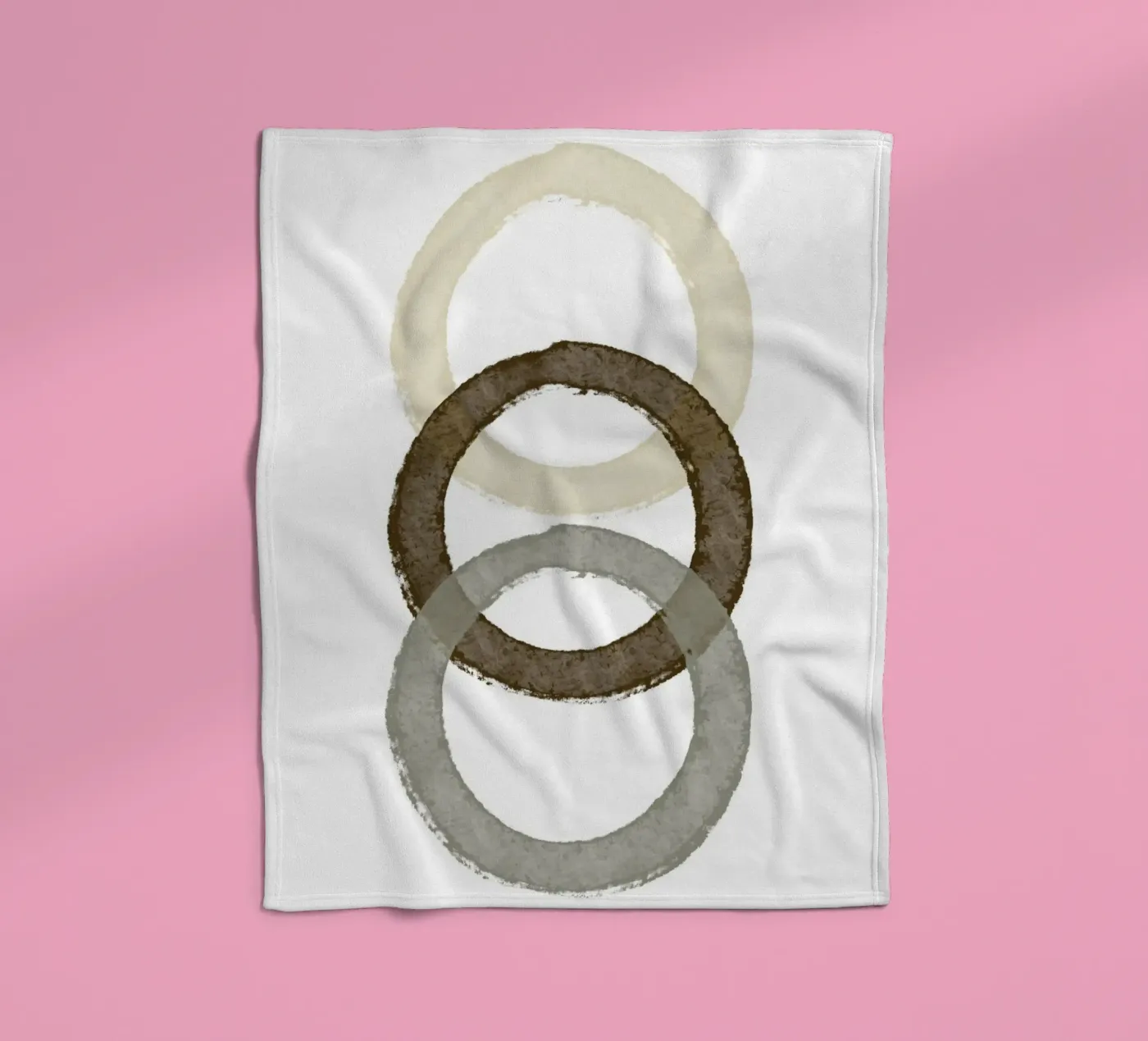 Nested Circle Harmony Fleecedecke von vintageshop