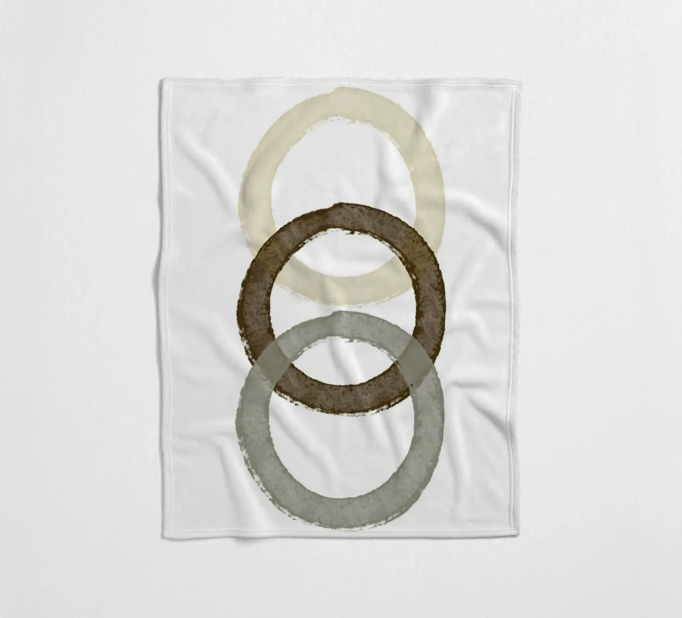 Nested Circle Harmony Fleecedecke von vintageshop