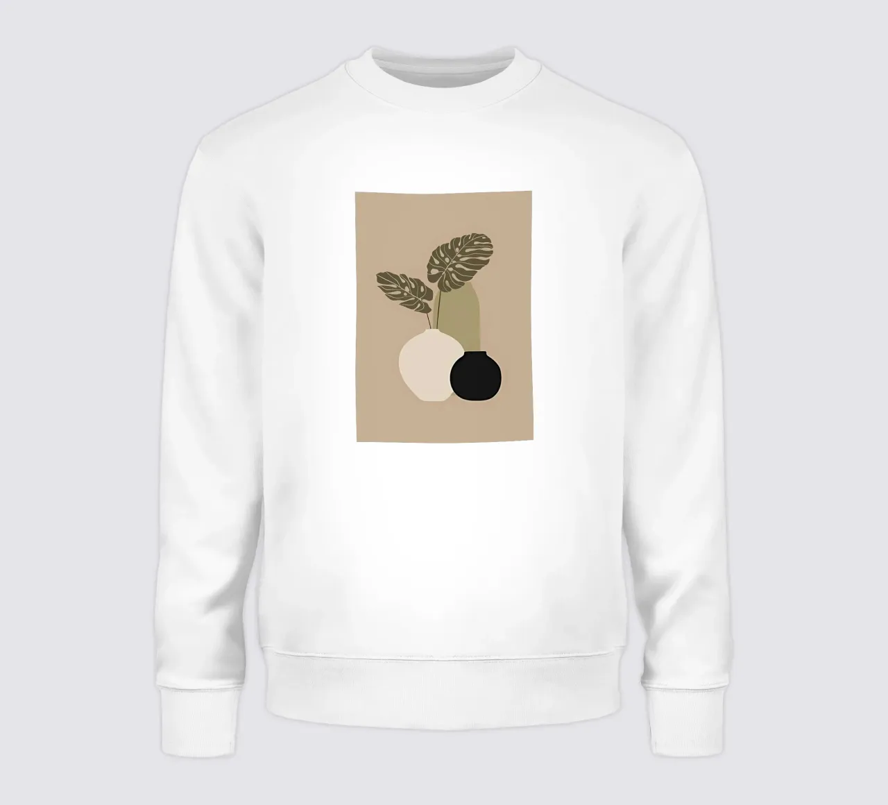 Tres jarrones sudadera de Larry