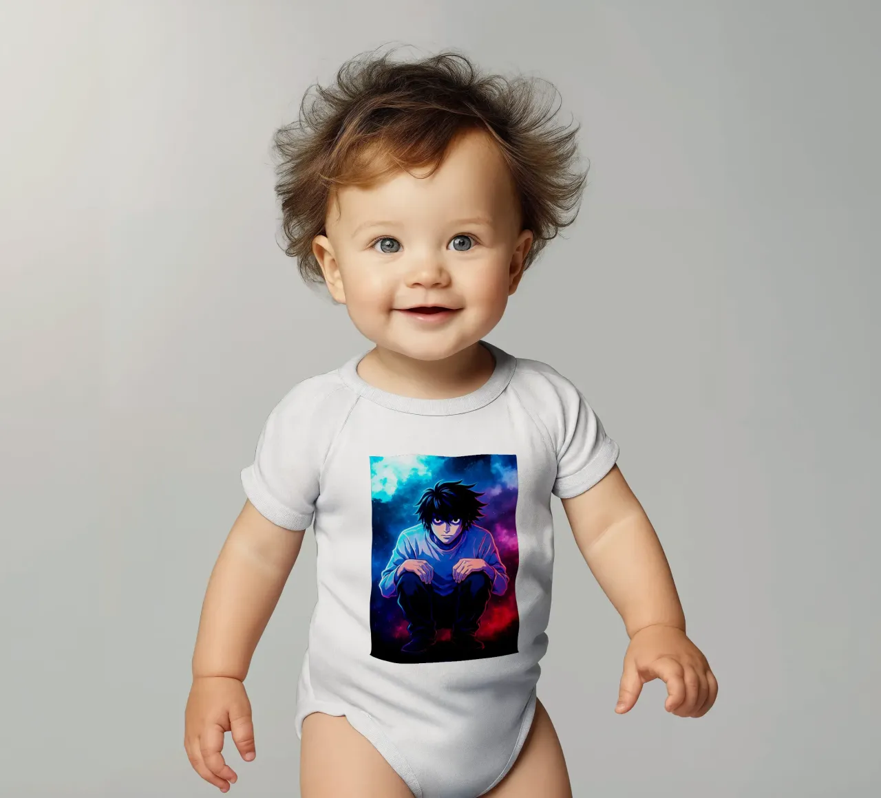 Soul Of Death Note L body neonato maniche corte da DGSoulheroes
