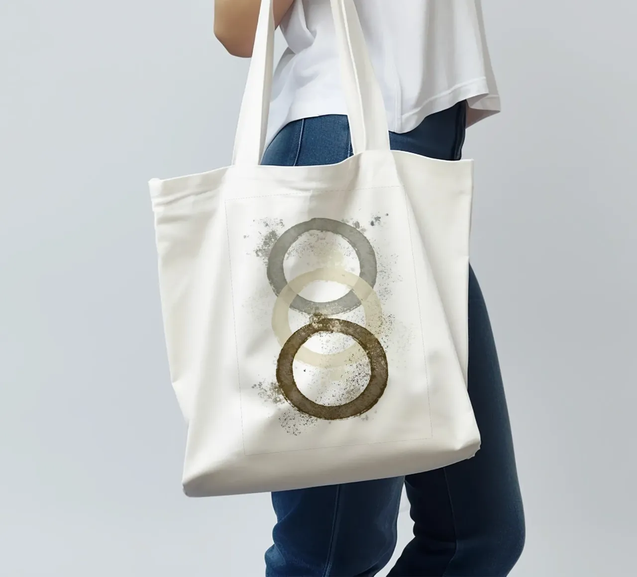 Speckled Orbit borsa in juta da vintageshop