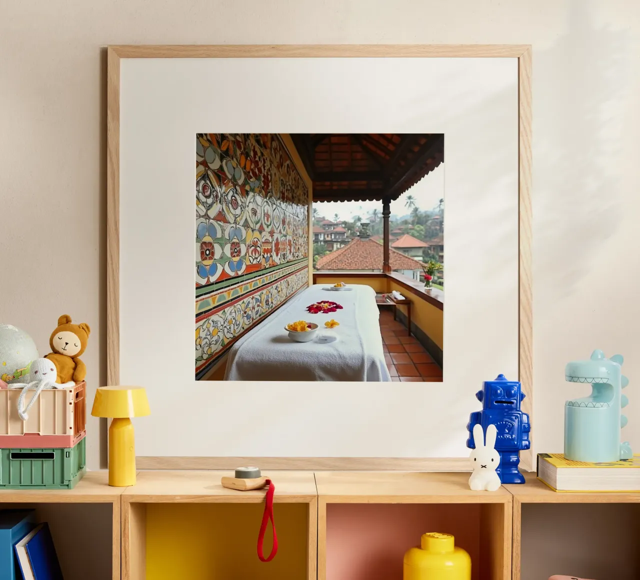 Dettaglio terrazza balinese poster da StillVibe Home