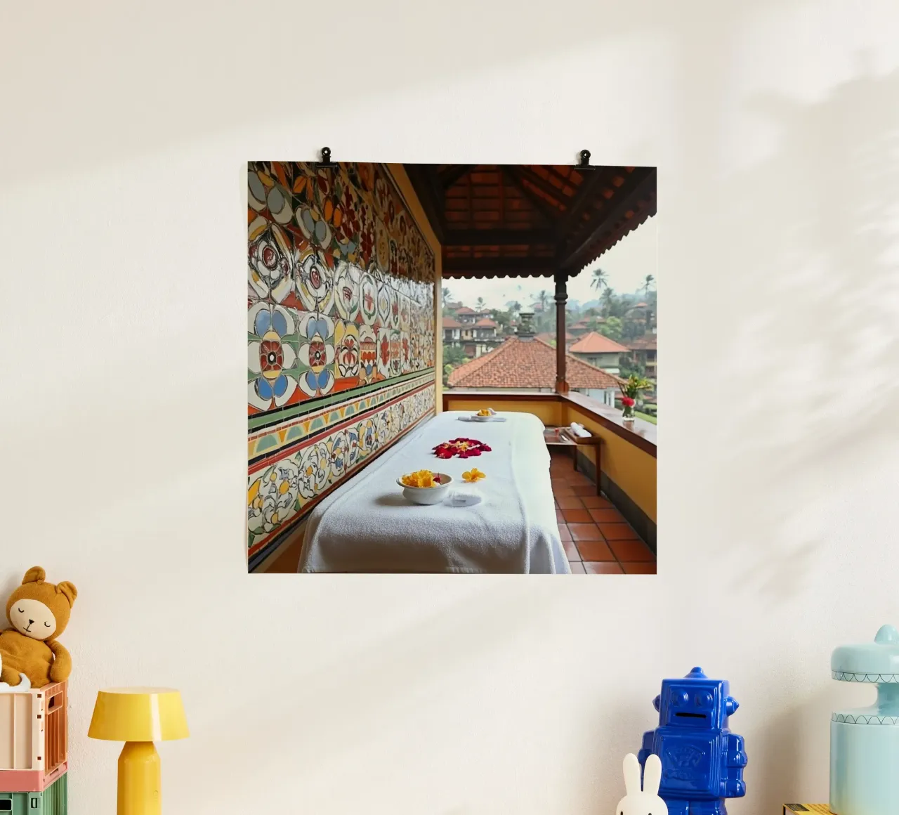 Dettaglio terrazza balinese poster da StillVibe Home