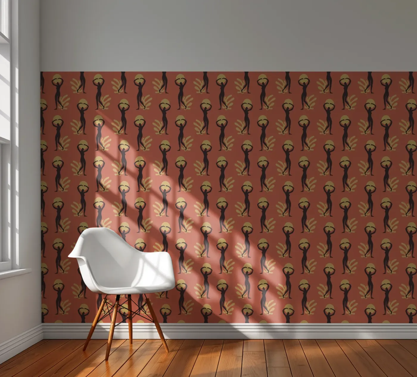 Boho Pattern No 01 fotobehang van treechild