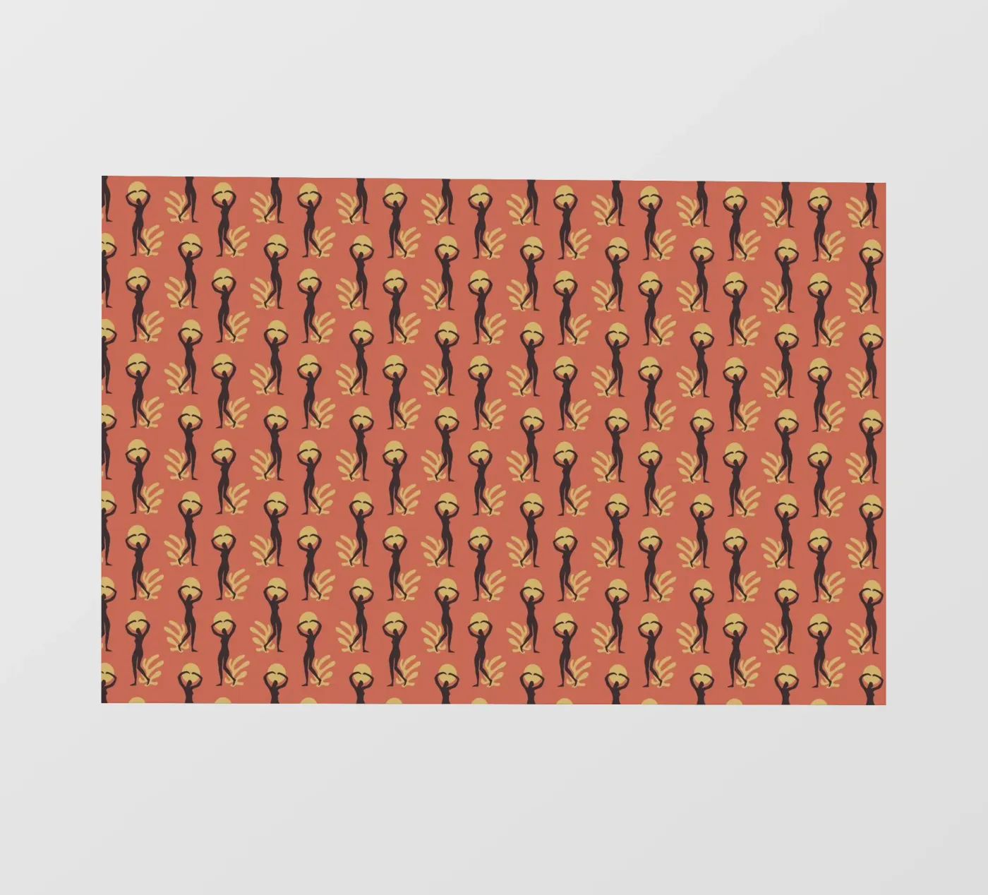 Boho Pattern No 01 fotobehang van treechild