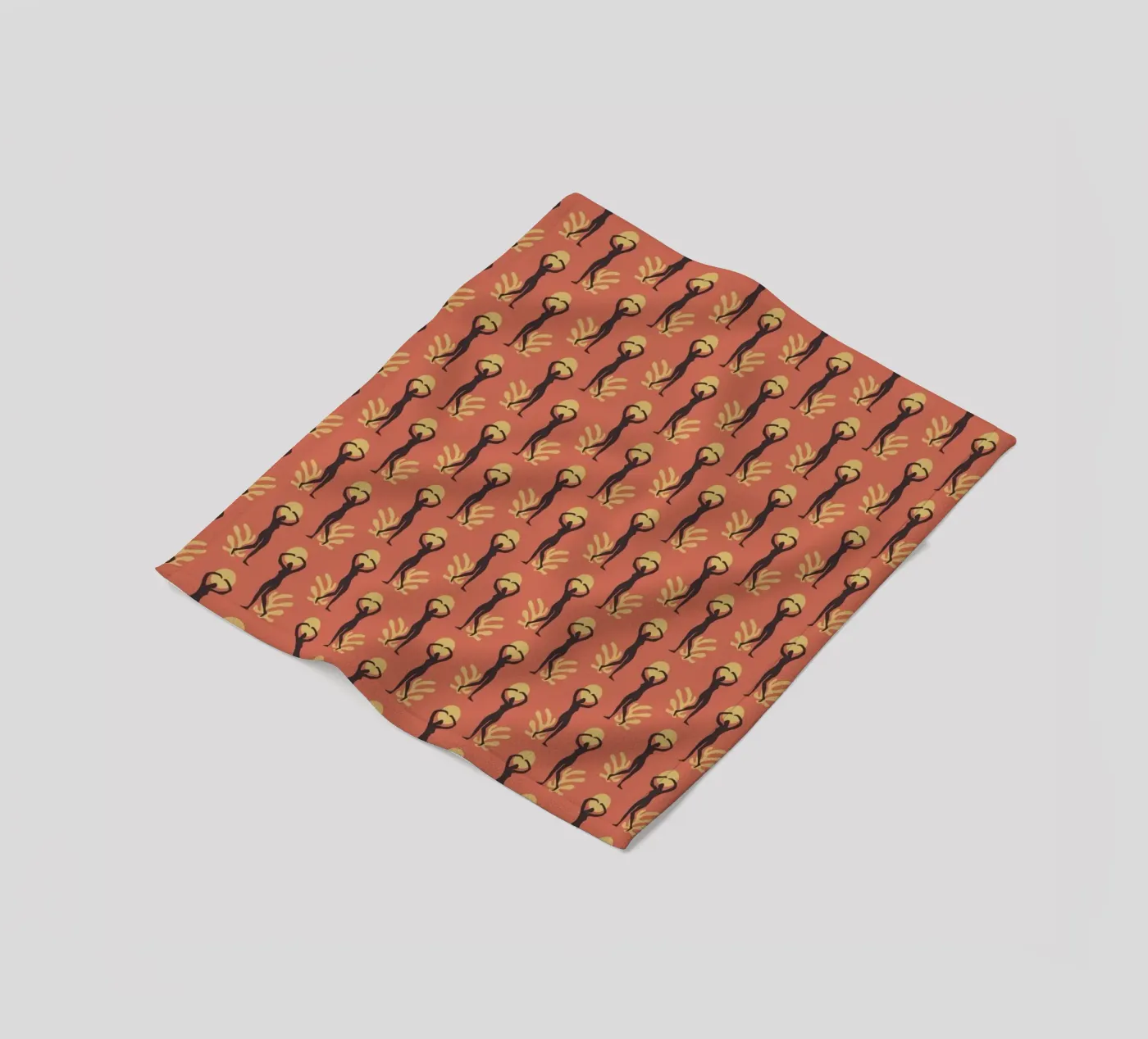 Boho Pattern No 01 Fleecedecke von treechild