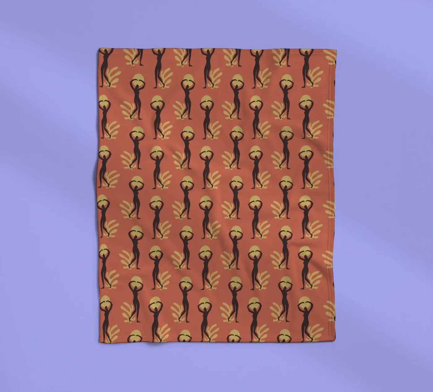 Boho Pattern No 01 Fleecedecke von treechild