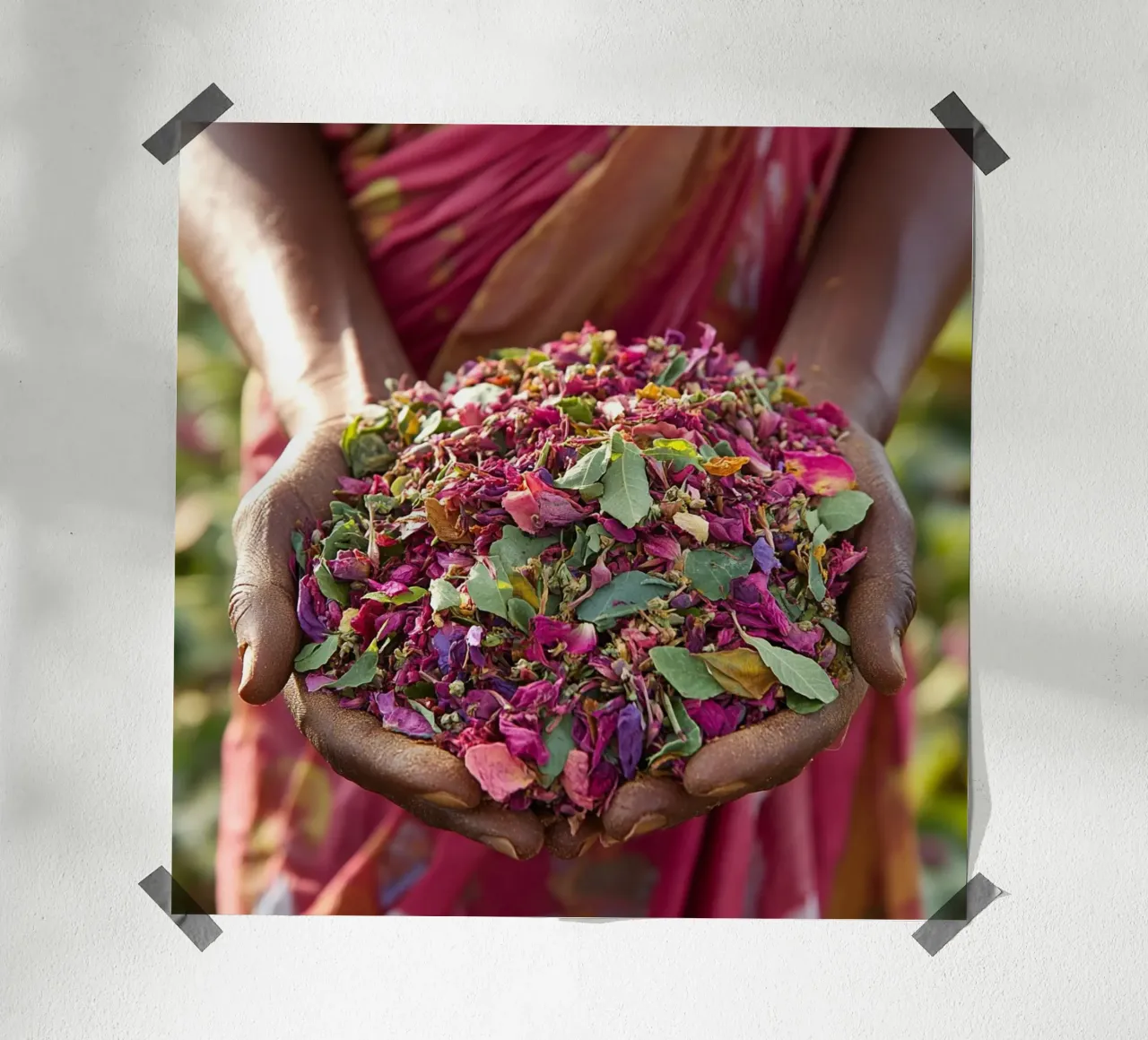 Raccolta di petali poster con telaio in alluminio da StillVibe Home