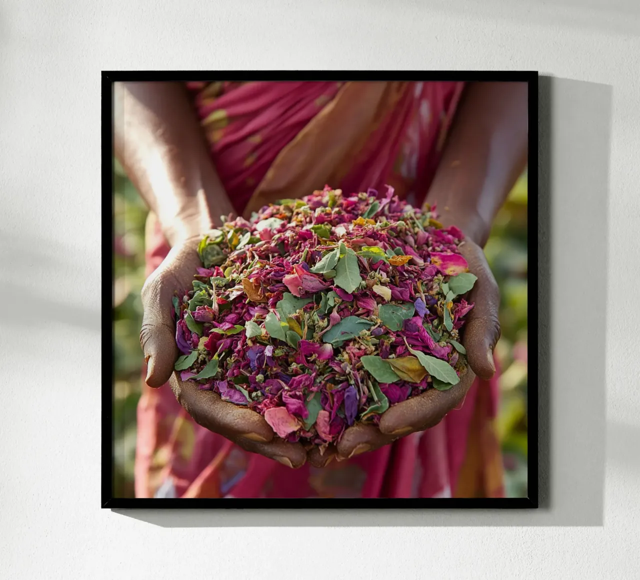 Raccolta di petali poster con telaio in alluminio da StillVibe Home