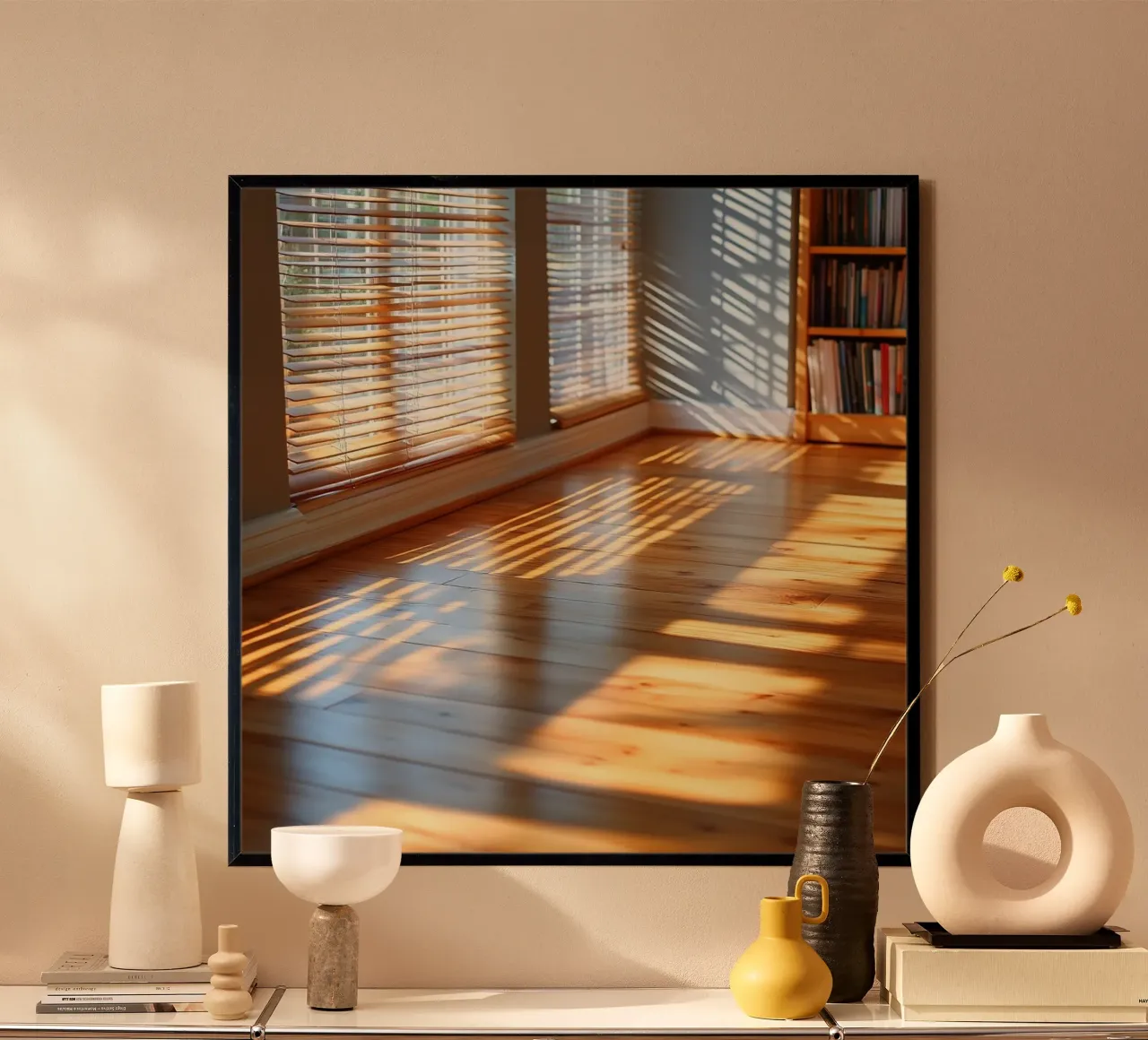 Linee morbide del mattino poster da StillVibe Home