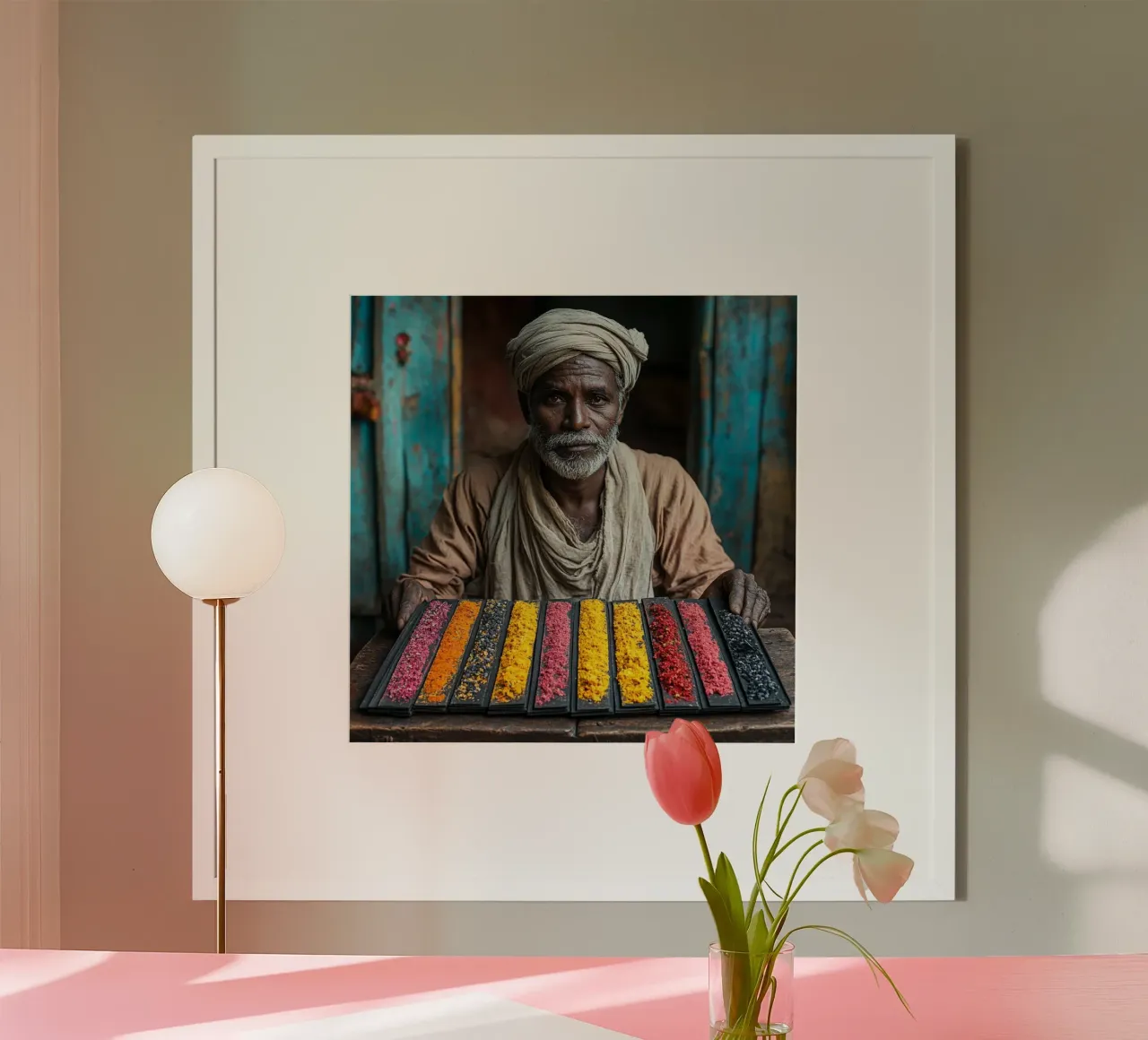 Il mercante di colori poster da StillVibe Home