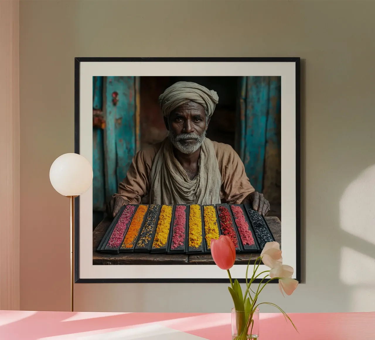 Il mercante di colori poster da StillVibe Home