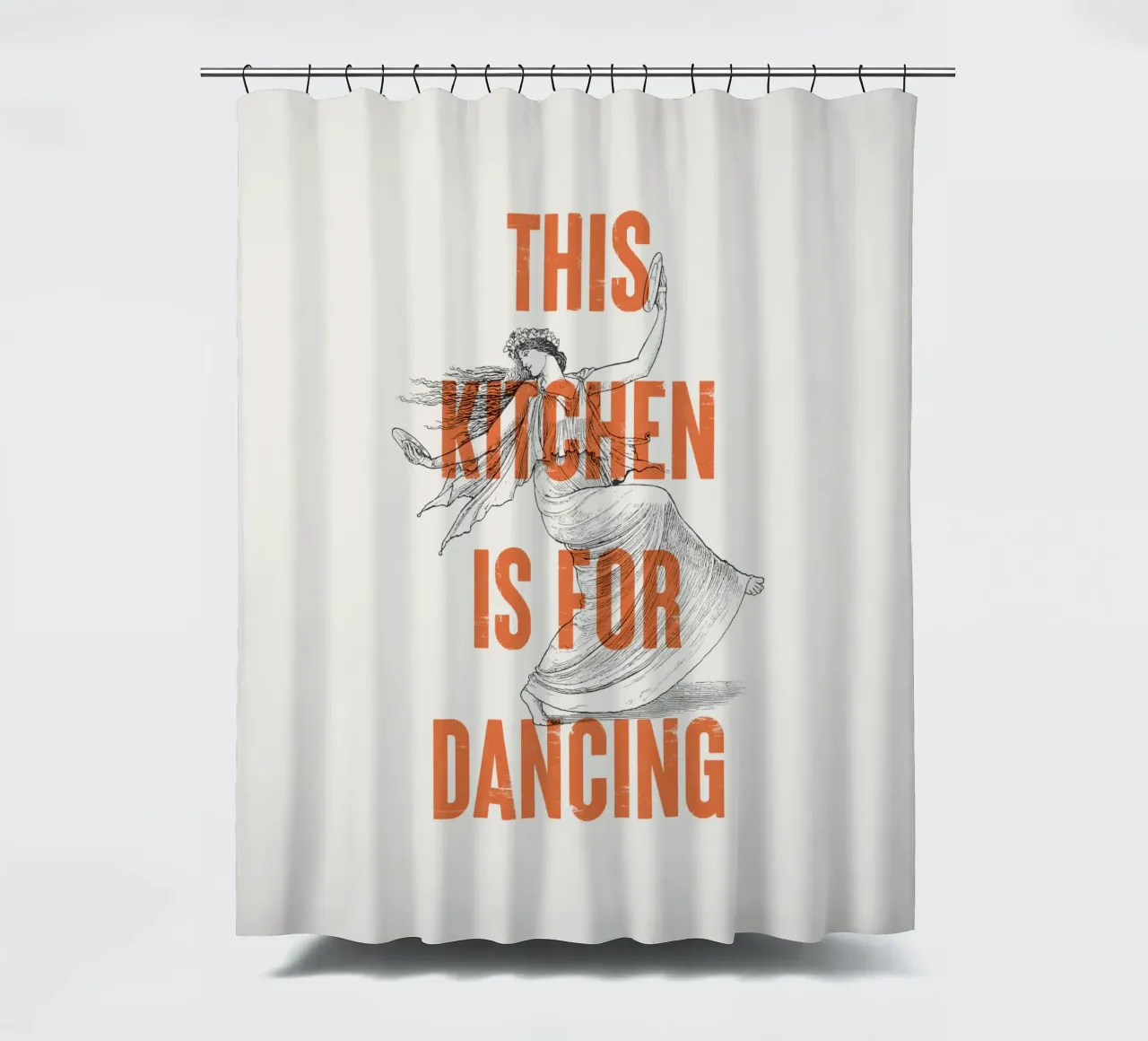 Questa cucina è per ballare tenda da doccia da Vintagrafica