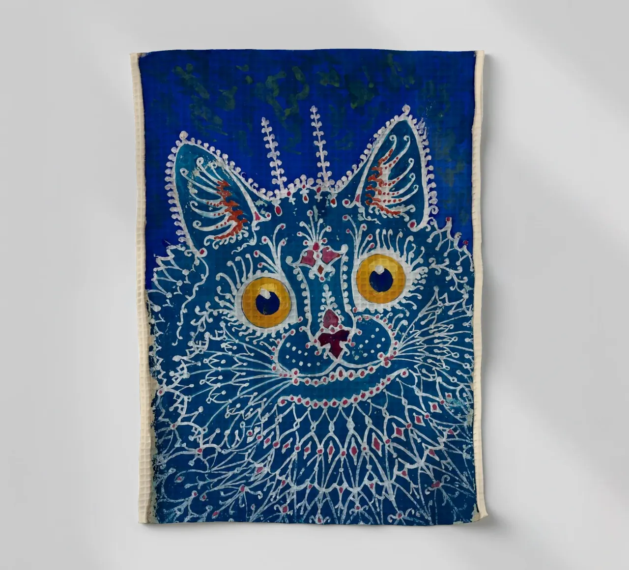 A cat in "gothic" style Geschirrtuch von vintageshop