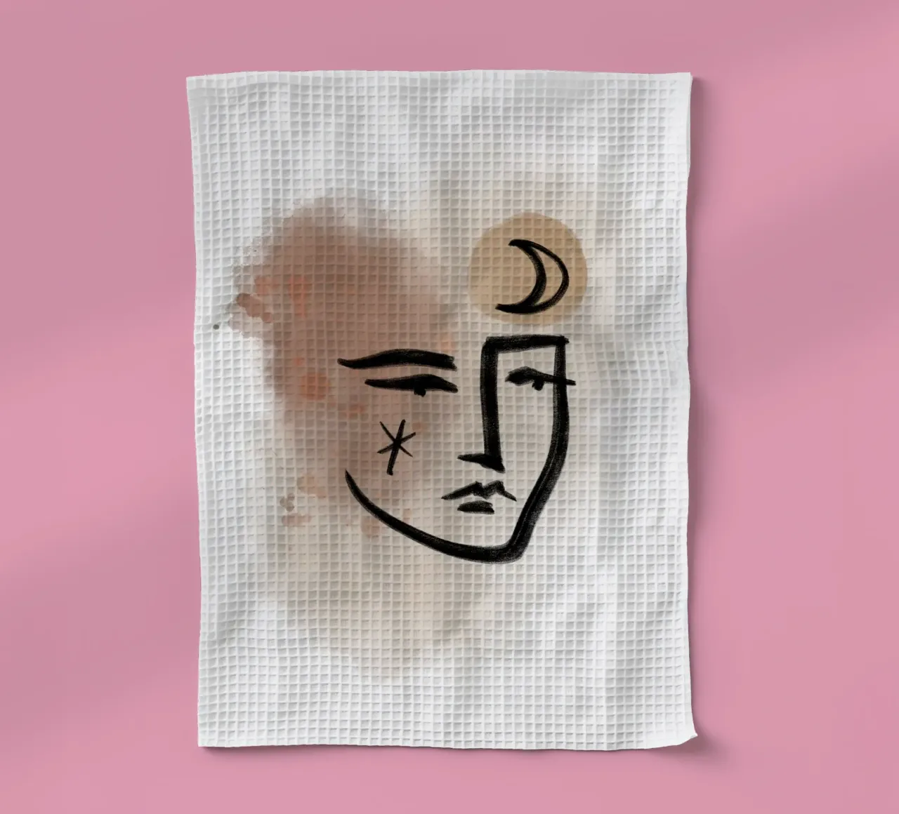 Pure Shapes No 02 canovaccio da cucina da treechild