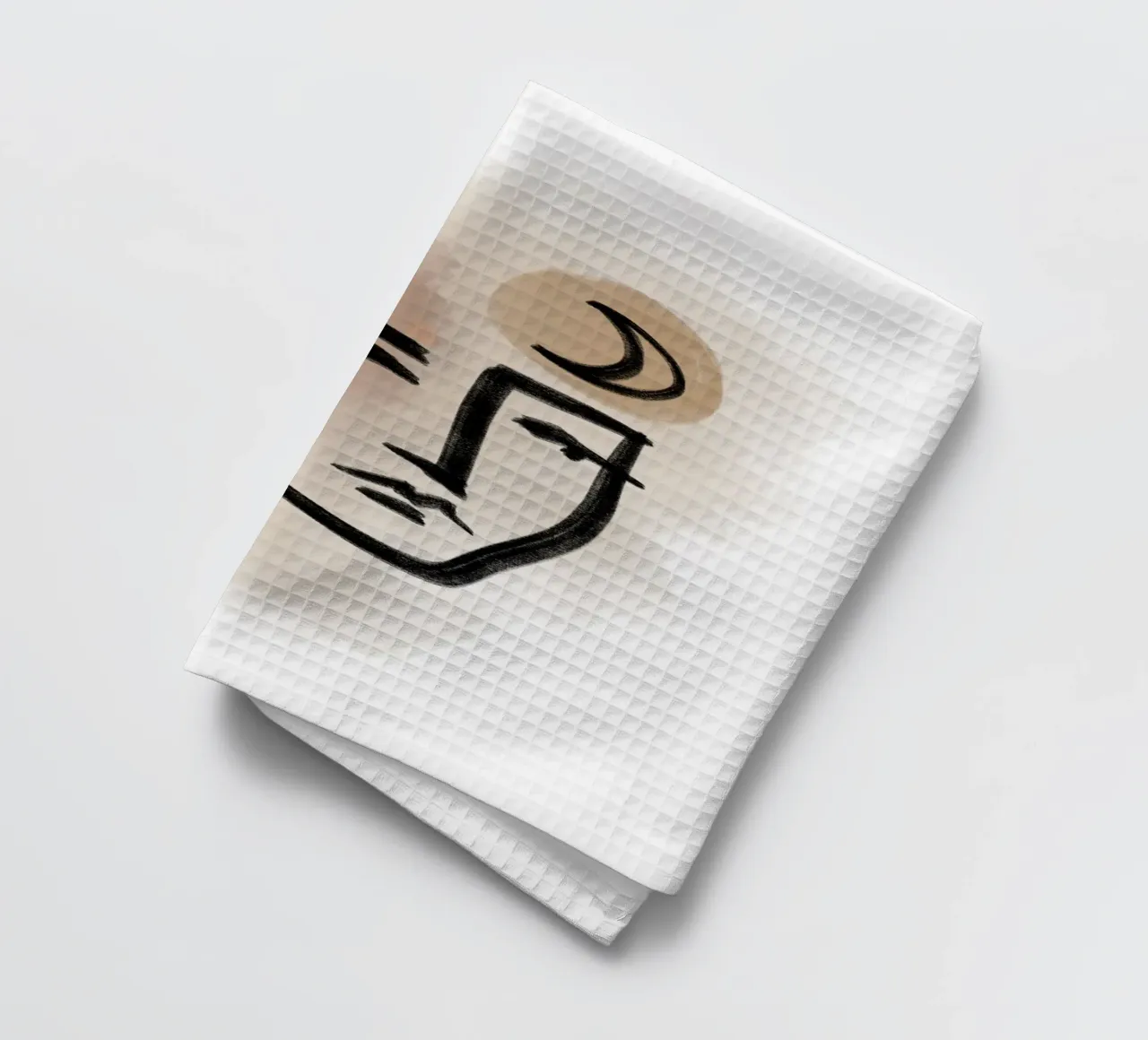 Pure Shapes No 02 canovaccio da cucina da treechild