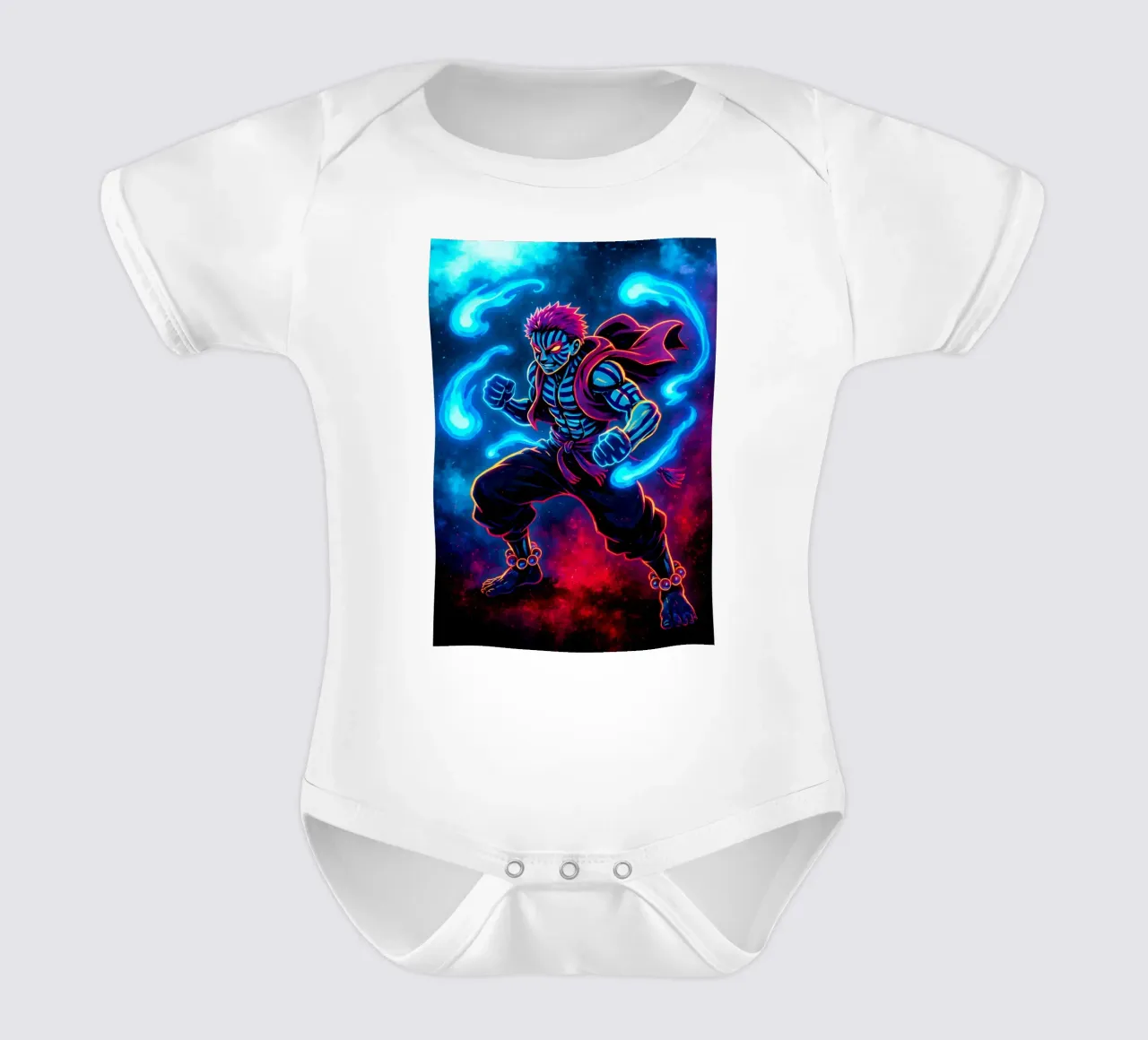 Soul Of Demon slayer Akaza body neonato maniche corte da DGSoulheroes