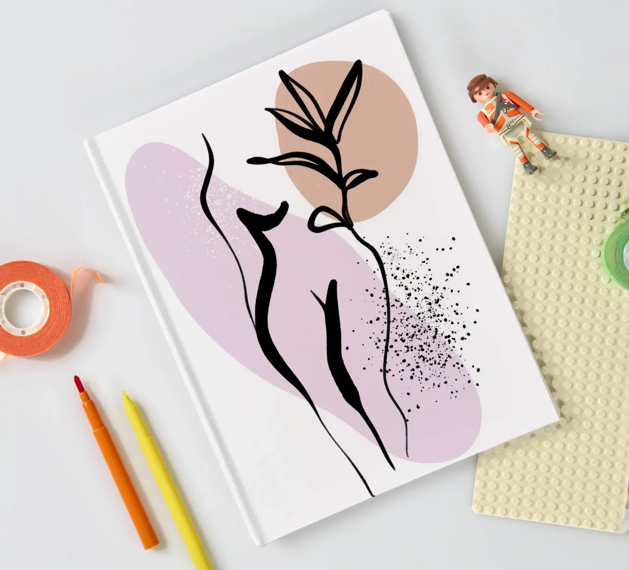 Pure Shapes No 03 notebook by treechild
