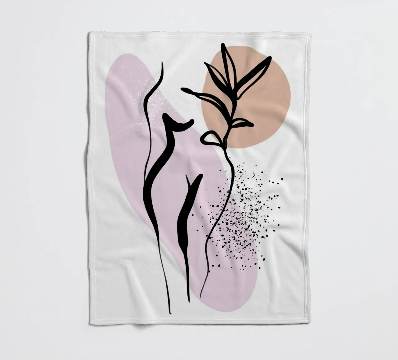 Pure Shapes No 03 coperta in pile da treechild