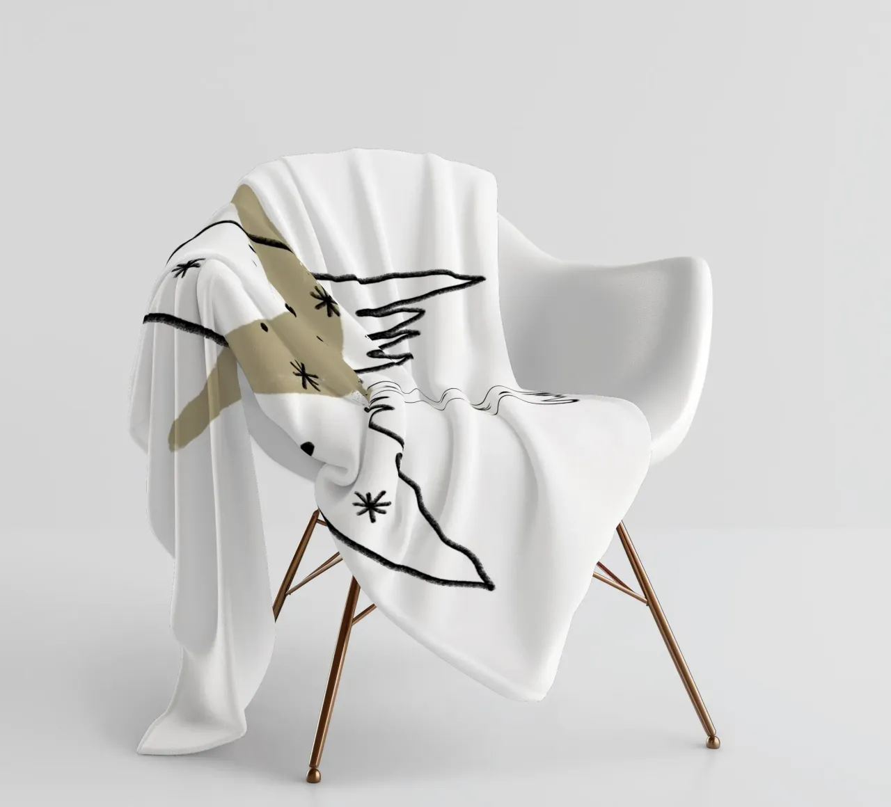 Pure Shapes No 04 coperta in pile da treechild